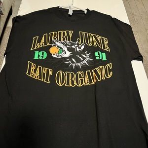 Larry June midnight organic t shirt